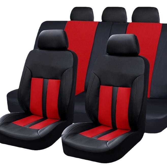Housse de siège de voiture pour automobiles et motos, housse de coussin de siège entièrement en PVC, multicolore, quatre saisons, universelle, vente en gros 088 & archer0603 &_voghion.com