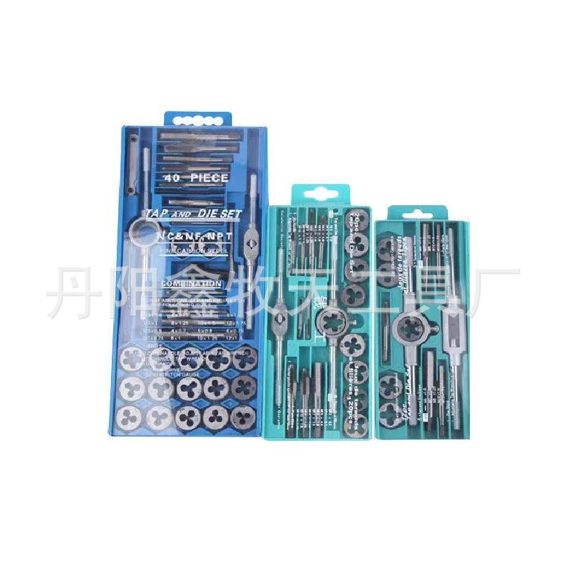 Tap die traje herramientas de hardware mano tapping llave die Twist métrica tapping set Paquete de descuento