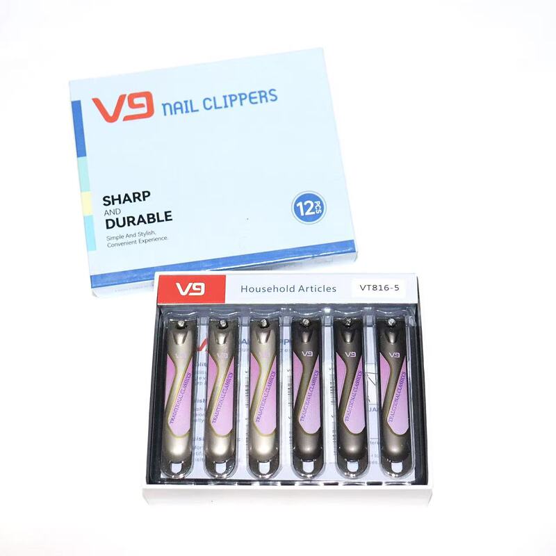 Jinda V9 Vt816-5 Innovative Nail Clipper Large Daily Use Anti-Splash Manicure Tool Nail Clipper Carbon Steel Nail
