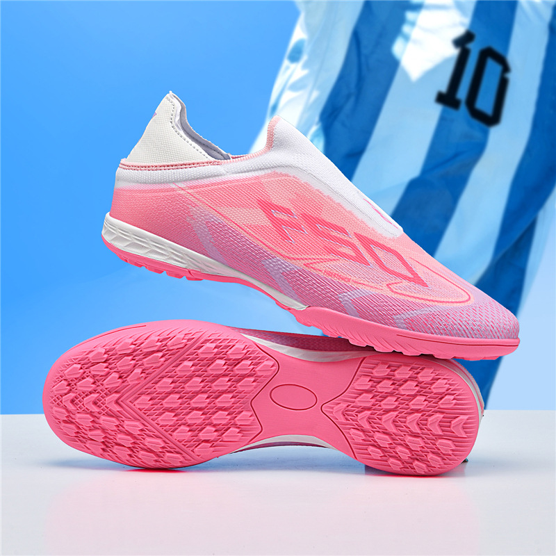 Low-top Football Shoes With AG Long Spikes For Grass Training And Practical Use, Anti-slip Football Shoes_voghion.com