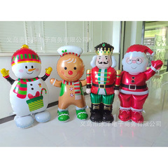国境を越えてクリスマスアルミ膜風船クリスマスツリーサンタクロースマフラー雪だるま祭りパーティースタイル装飾