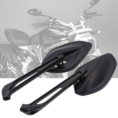 motorcycle Racing Mirror reflector Rearview mirror CNC Aluminum Alloy M10 M8 Screw universal type