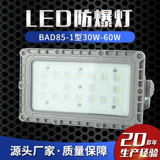 LED防爆灯BAD85-1型30W-60W长方形防爆泛光灯照明工业户外投光灯