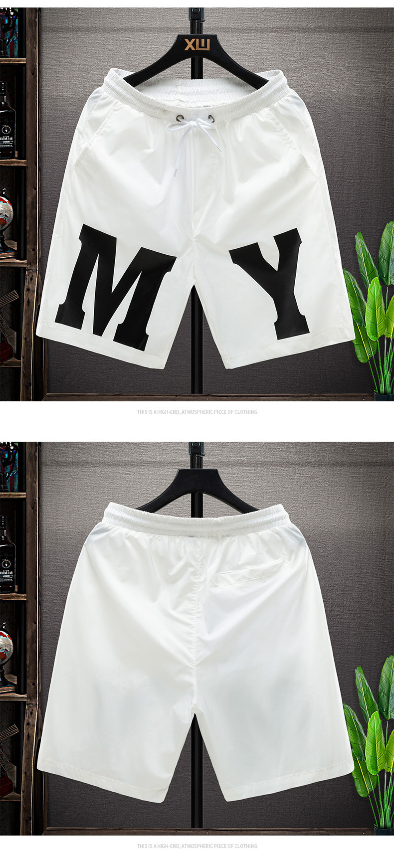 Men's Shorts Quick-drying Beach Pants Casual Loose Five-point_voghion.com