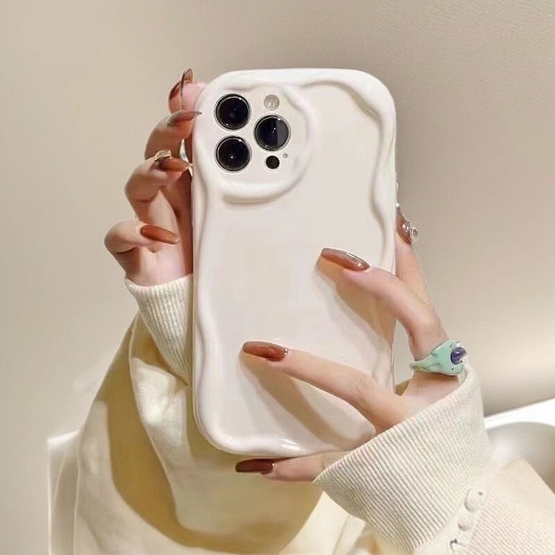 Solid Color Cream Suitable for Apple 17 Pro Max Phone Case, Shockproof iPhone 16, Japanese and Korean Ins Style, 15/14 European and American Style, 13 Solid Color Cream Suitable for Apple 17 Pro Max Phone Case, Shockproof iPhone 16, Japanese and Korean Ins Style, 15/14 European and American Style, 13