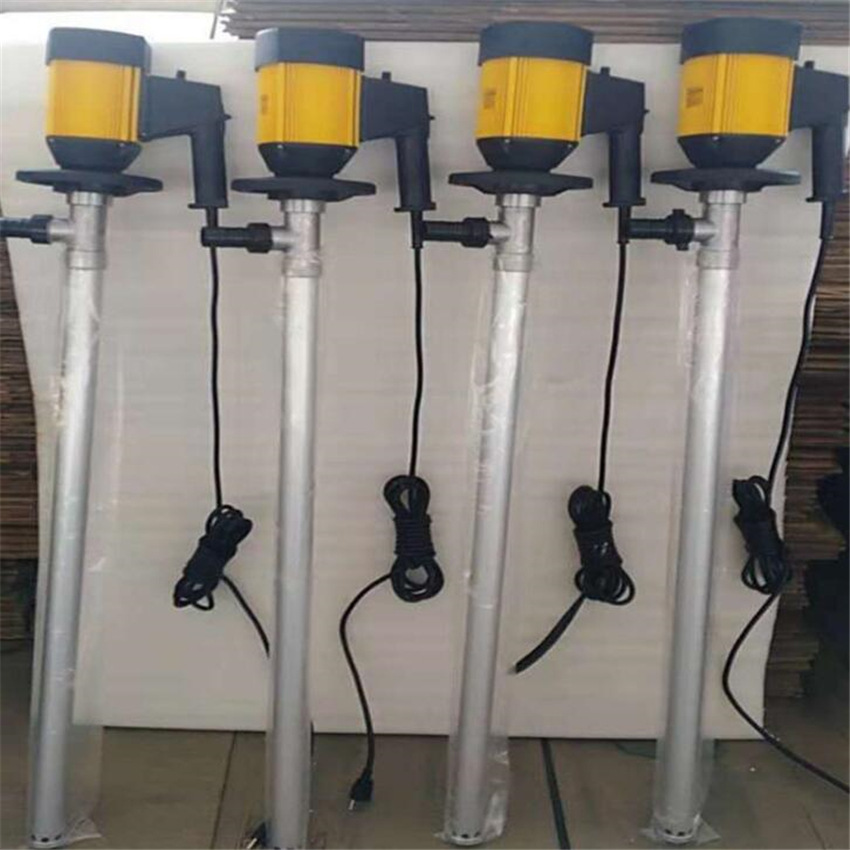 可定制电动油桶泵 手提式抽油泵 不锈钢插桶泵简介