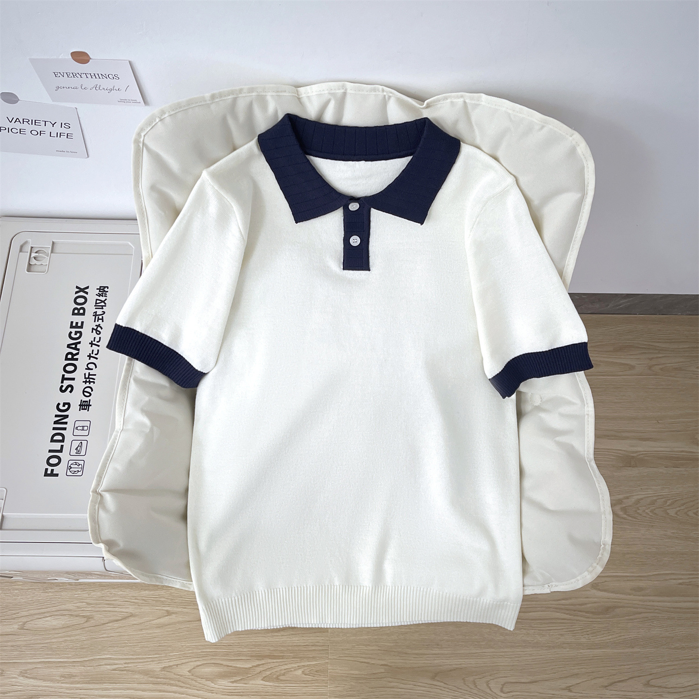 Polo camiseta de punto camiseta de manga corta camiseta de hombre paulo collar viejo viento de negocios de verano fábrica transfronteriza al por mayor image 7