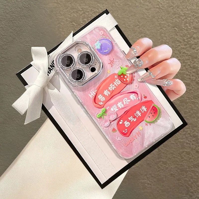 莓有烦脑适用苹果16手机壳iPhone15promax带镜头膜13防摔全包