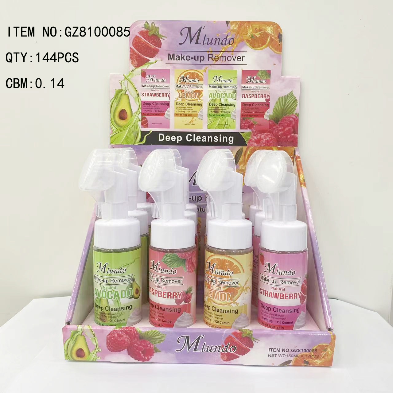 MLUNDO suave cepillo de la cabeza removedor de maquillaje de espuma mousse removedor de maquillaje Limpieza de silicona cepillo de cabeza de una sola pieza de generación de cabello limpiador facial