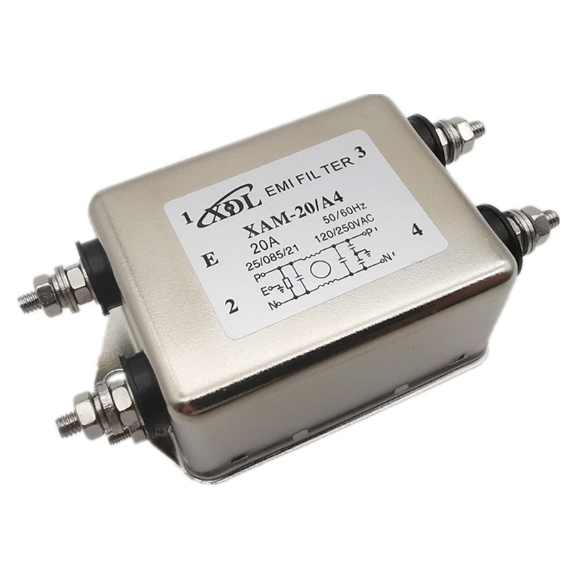 交流直流电源滤波器XAM-20 A4 20A 10A30A抗干扰超声波电源净化器