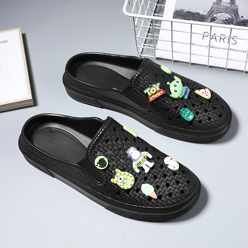 2023Eva Material Beanie Shoes for Men, Social and Social Guys, Casual Leather Shoes, One-Step Internet Celebrity Men's Shoes, Low Heels