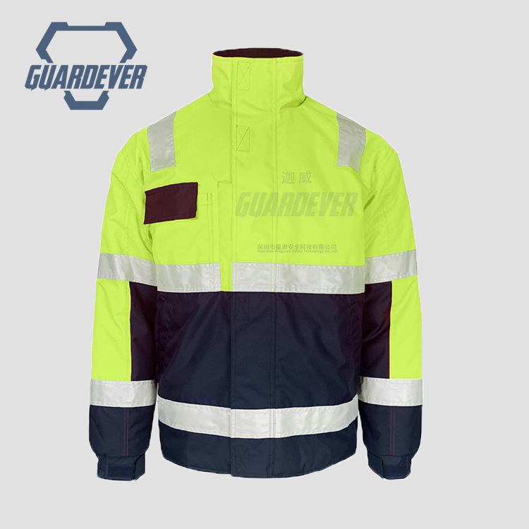 Jacket Reflective Waterproof Soft Shell Jacket Fluorescent Warm Outdoor Safety Work Outdoor Protective Cotton Jacket Jacket Jacket Reflective Waterproof Soft Shell Jacket Fluorescent Warm Outdoor Safety Work Outdoor Protective Cotton Jacket Jacket