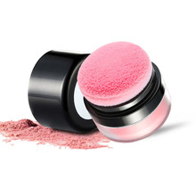 俏艳腮红带蘑菇粉扑腮红粉胭脂自然裸妆保湿提亮肤色橘粉小桃红5g
