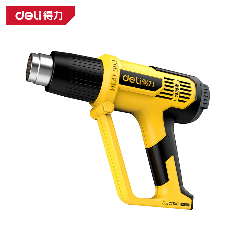 得力工具DL391160数显调温热风枪1800W贴车膜高温热风枪吹风枪