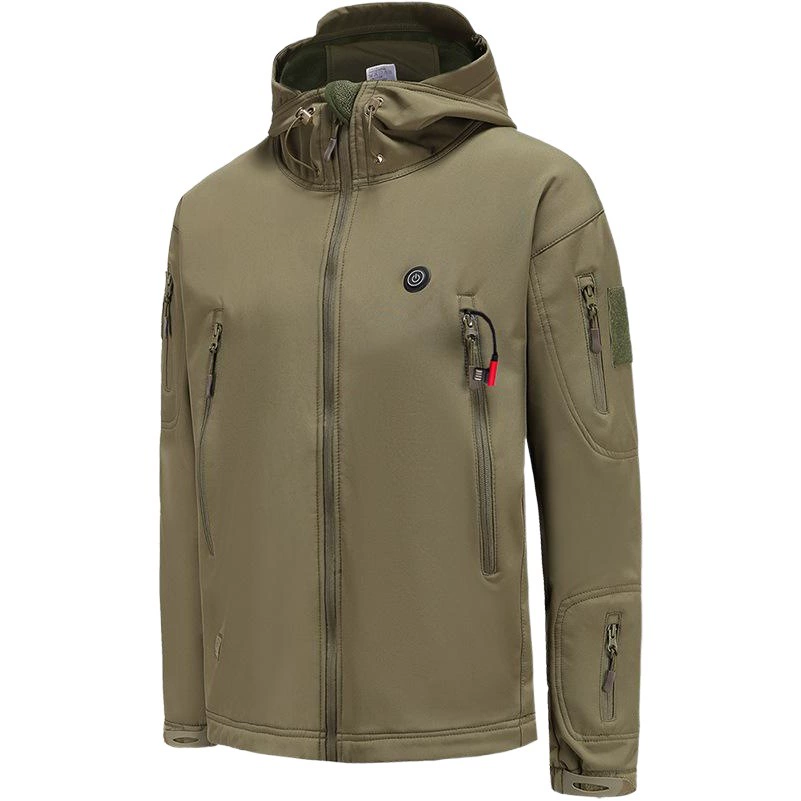 Зимняя утолщенная нагревательная одежда Пальто Спорт на открытом воздухе Спортивная одежда Rush USB Нагревательная теплая одежда для альпинизма Производители