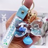 Cartoon keychain with bow, trend pendant