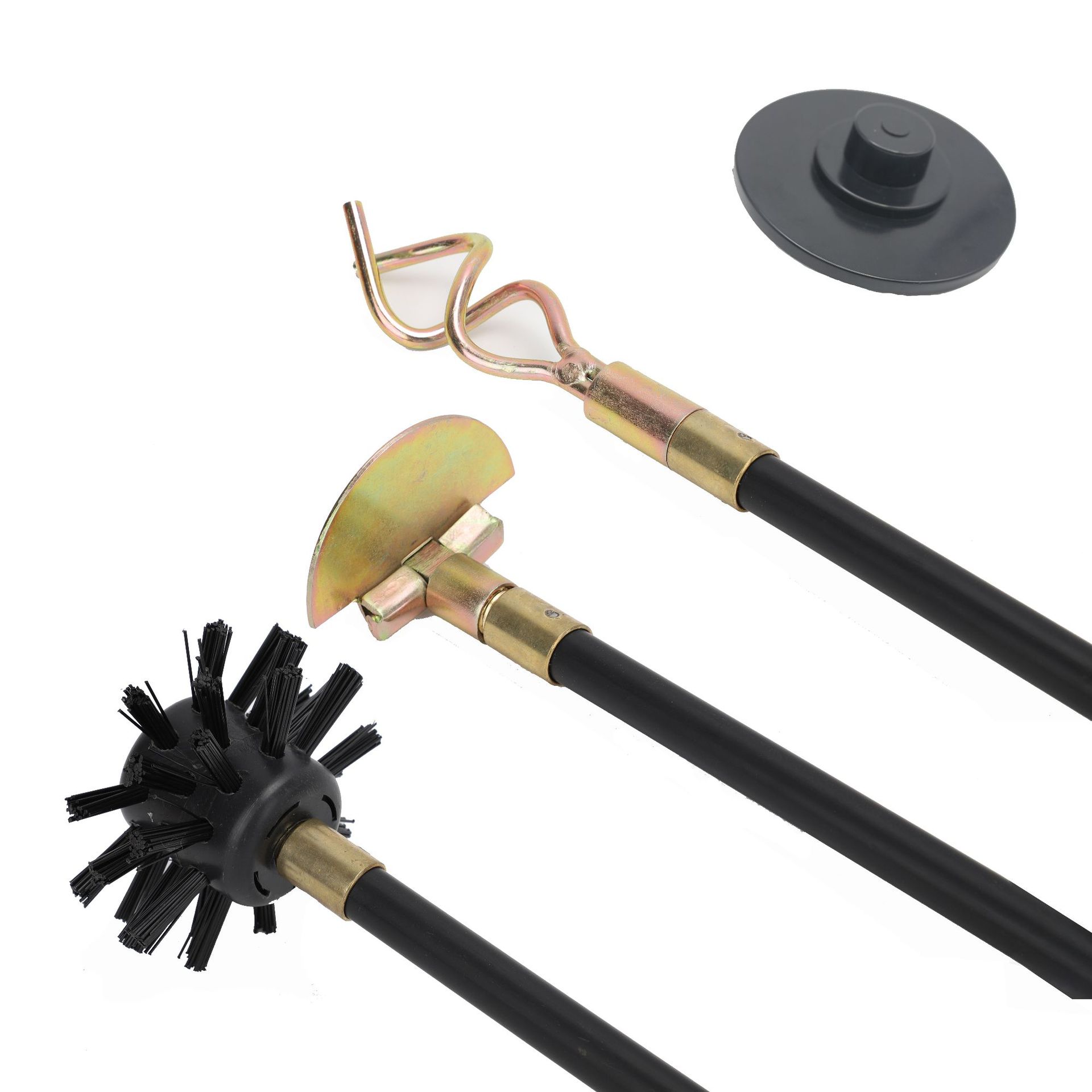 Kit de limpieza de tuberías con varilla ajustable, herramienta para desatascar caños, venta caliente Amazon