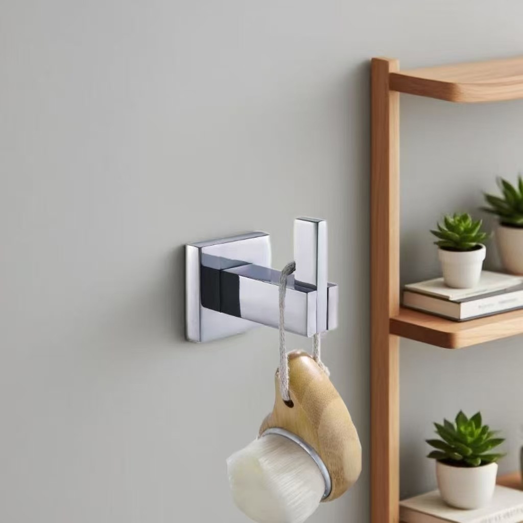 Fabricante directo de limpieza de seis piezas de colgantes de baño, estante de papel de aluminio, barra de toallas, estante de tazas