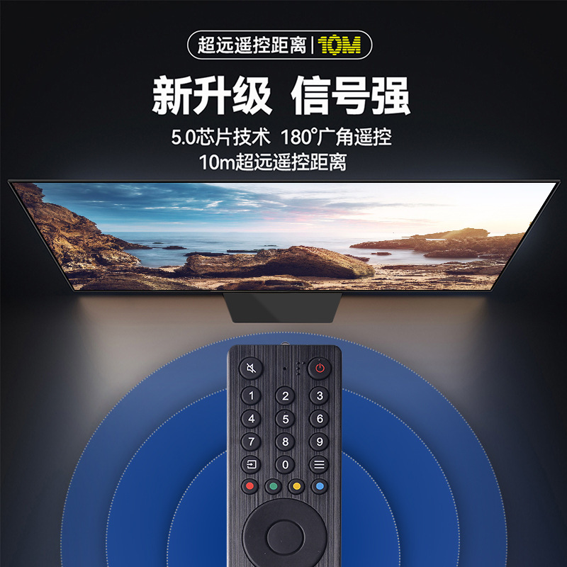 适用TCL语音4K智能RC913A RC833A-FMB1-B5 3 4电视遥控器英文外贸|undefined