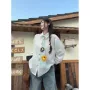 新款春季长袖别致白衬衫