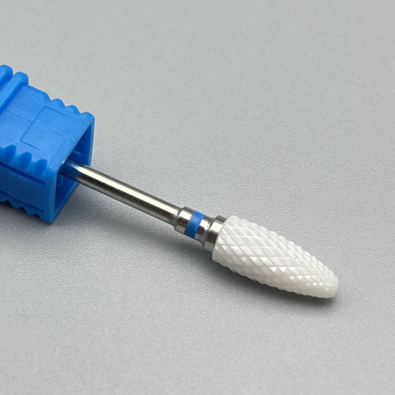 세라믹 옥수수 머리 화이트 도자기 블루 라벨 M