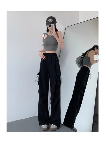 【Official Image】 Women's 2025 New Design Windproof Wide Leg Pants Summer Thin Hiking Sports Pants