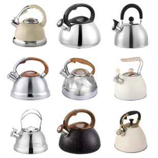 Factory Direct, Free Shipping, Stainless Steel Kettle, High-End Whistle Kettle, Household Whistling Kettle, Suitable for Gas Stoves and Induction Cookers