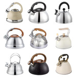 跨境不锈钢水壶批发高级感鸣笛烧水壶家用鸣音壶Whistling Kettle