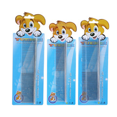 寵物梳子電鍍不鏽鋼排梳 多款寵物狗梳子 開結梳狗狗梳子廠家