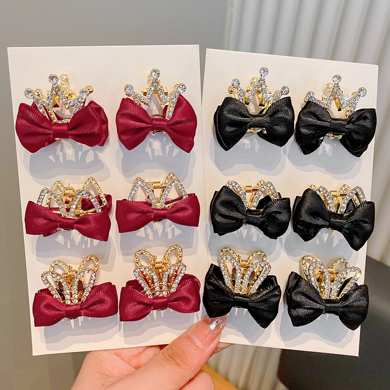 Las niñas arco de doble cara pinza de pelo princesa accesorios para el cabello horquilla rota horquilla Bangs clip horquilla tocado no daña el cabello estilo coreano