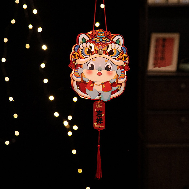 Año nuevo linterna de papel 09