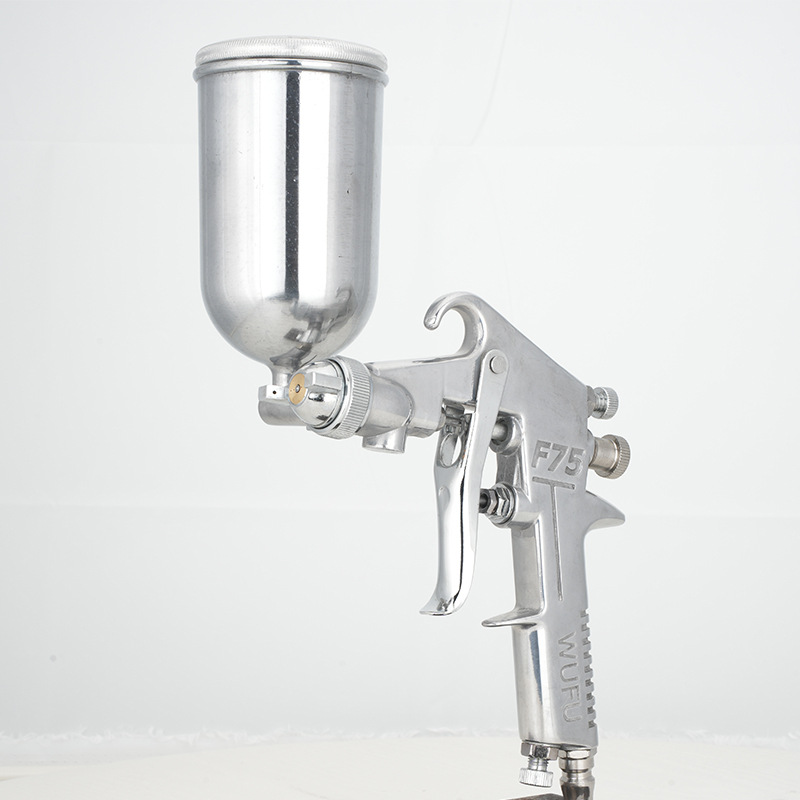 Wufu F-75 PISTOLA DE PULVERIZACIÓN neumática automóvil alta atomización pulverización herramienta neumática pintura muebles topcoat pistola de aire