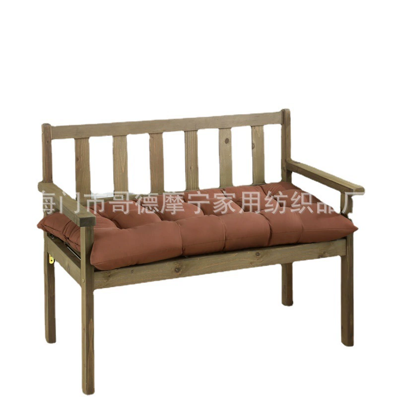 Подушка для шезлонга Подушка для качелей Деревянная подушка для дивана Подушка для скамейки Два ряда из десяти отверстий Квадратный угол Подушка для качелей Татами Коврик