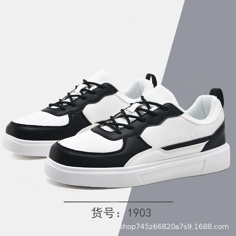 Zapatos blancos de las mujeres al por mayor de moda de cuero de moda impermeable transpirable zapatos casuales de fondo suave estudiante zapatillas