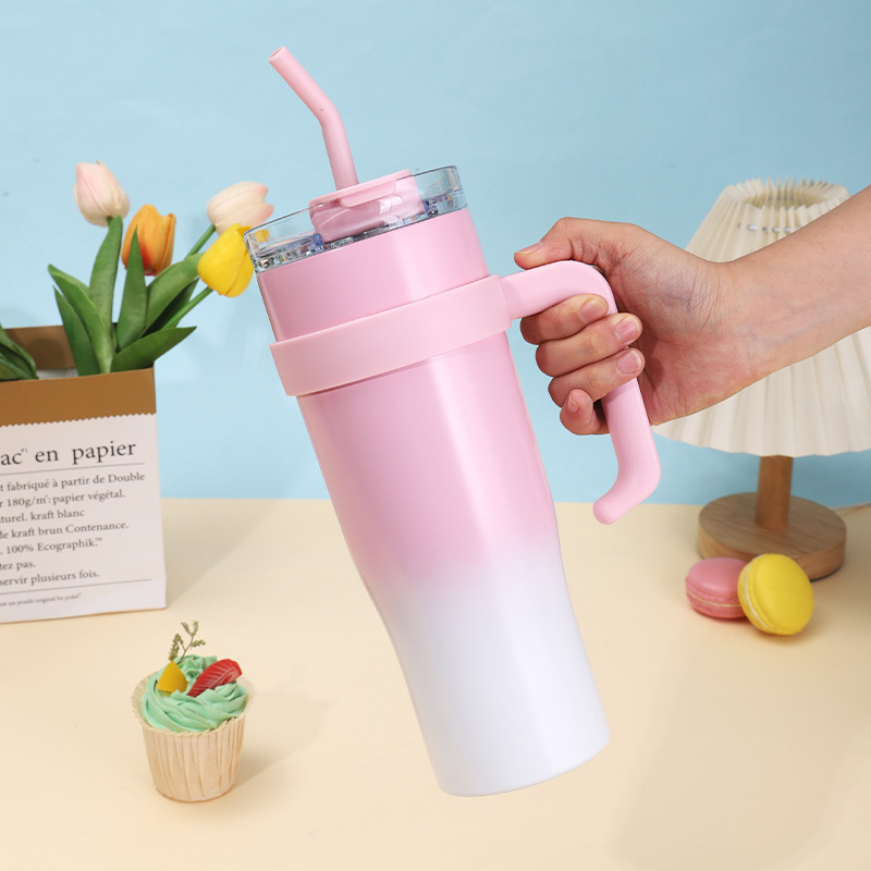Big Mac dopamina icemaster taza 304 taza de acero inoxidable taza de paja deportiva al aire libre taza de automóvil taza