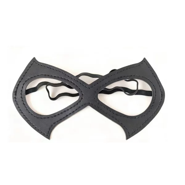 Fashion Leather Black Night Shop Masquerade Mask Exaggerated Halloween Mask Party Goggles European and American Style