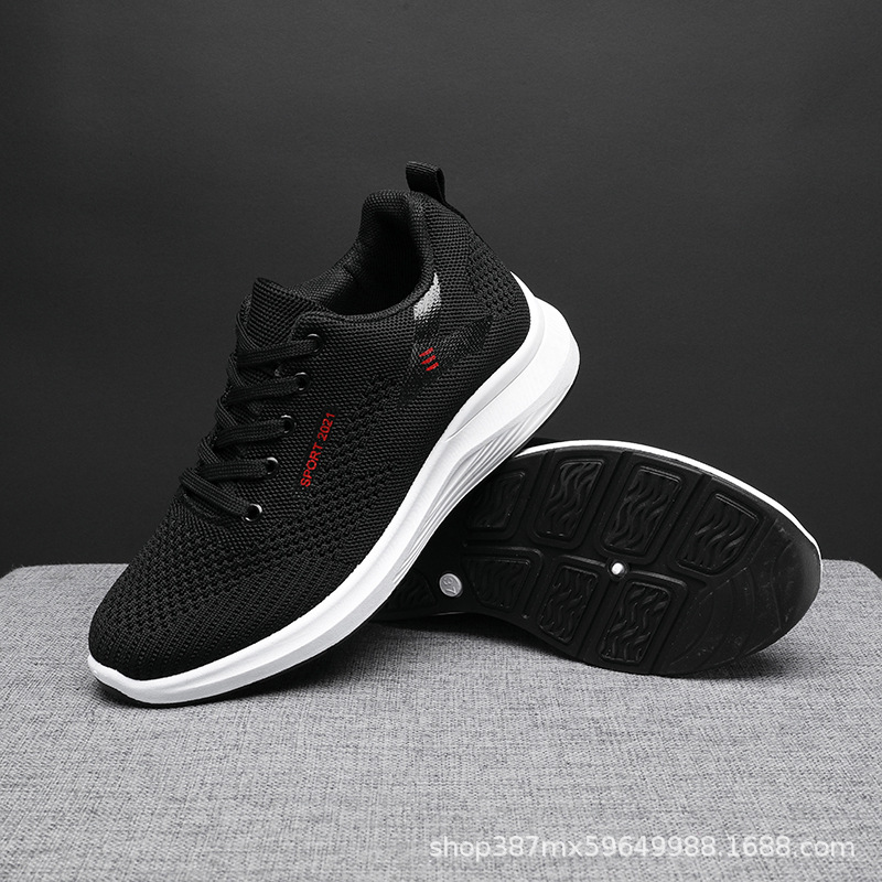 La nueva zapatilla de deporte ocasional de las mujeres transfronterizas suela suave zapatos corrientes ligeros respirables zapatos cómodos de la mamá fábrica al por mayor