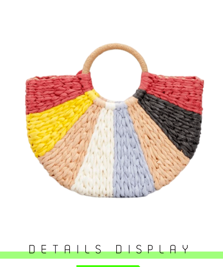 Vacaciones Raya Oval Abierto Bolso display picture 1