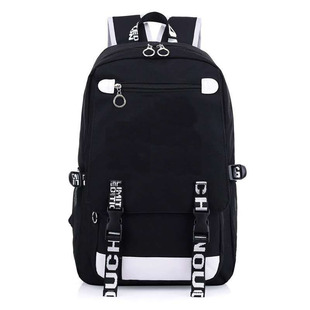Cross-border New Oxford Cloth Fashion Backpack Large Capacity Luminous Computer Backpack School Bag for High School Students