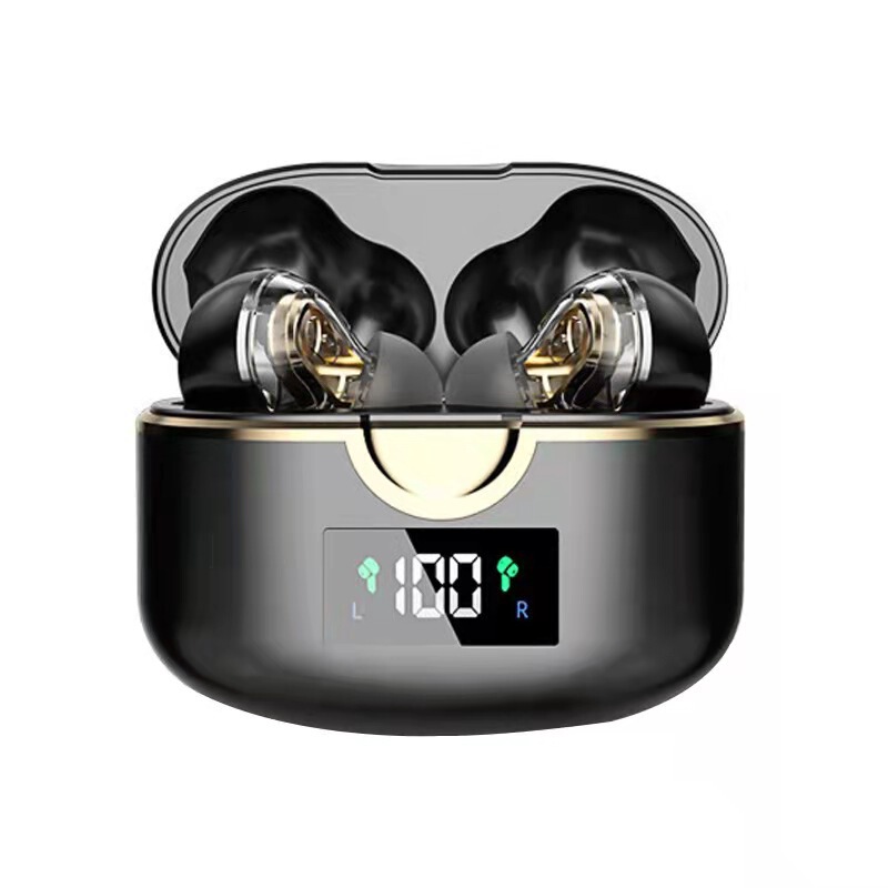 人気T22TWS Bluetoothイヤホン ENC通話ノイズキャンセリング インイヤー型デュアルスピーカー ステレオワイヤレスイヤホン|undefined