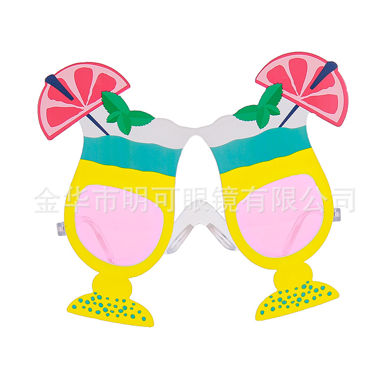 Gafas de Fiesta con Temática Hawaiana, ABS, Divertido, Decorativo, para Fiestas en la Playa y Festivales de Música