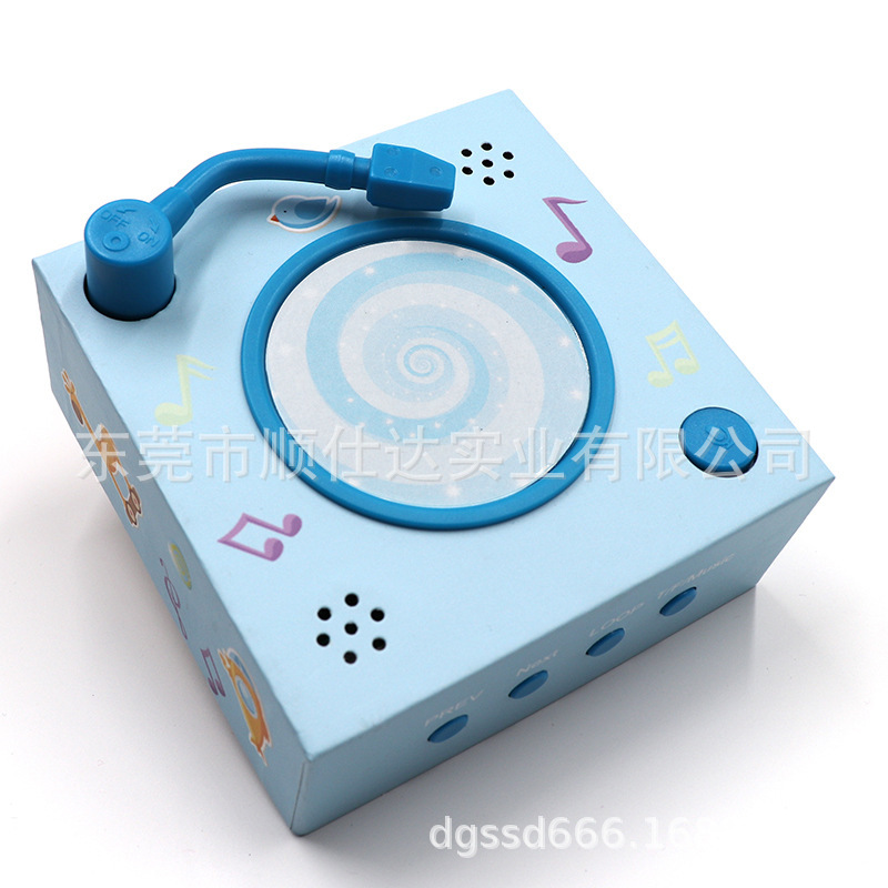 Caja de grabación de sonido accesorios electrónicos juguetes caja de sonido grabación de voz juguetes extraños sonidos presionando caja de grabación