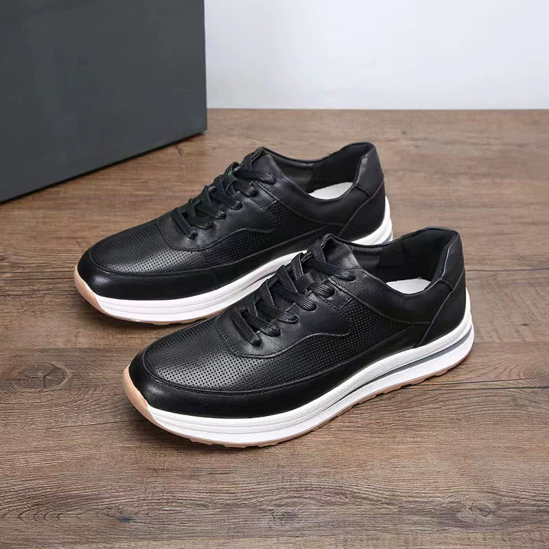 Мужские кроссовки, новинка весны, универсальные, легкие, с мягкой подошвой, из мягкой кожи, повседневные, для бега, мужская обувь в наличии