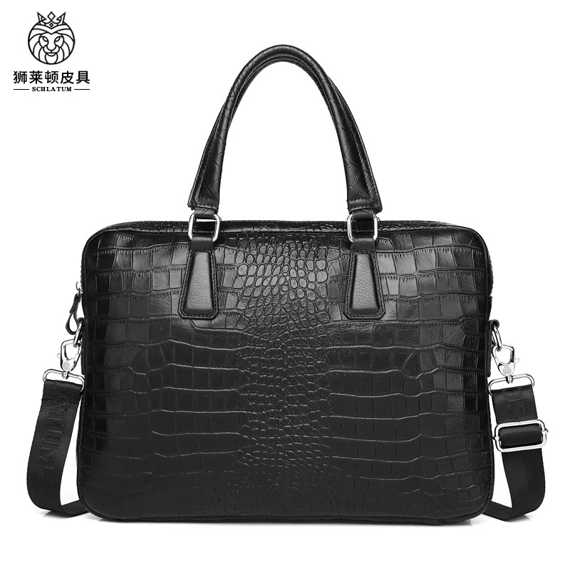 B9752 1190K TÚI XÁCH NAM GUATDLE VÂN DA CÁ SẤU TÚI ĐỰNG MÁY TÍNH TÚI XÁCH VÍ NAM DA BÒ G04 SẢN PHẨM MỚI