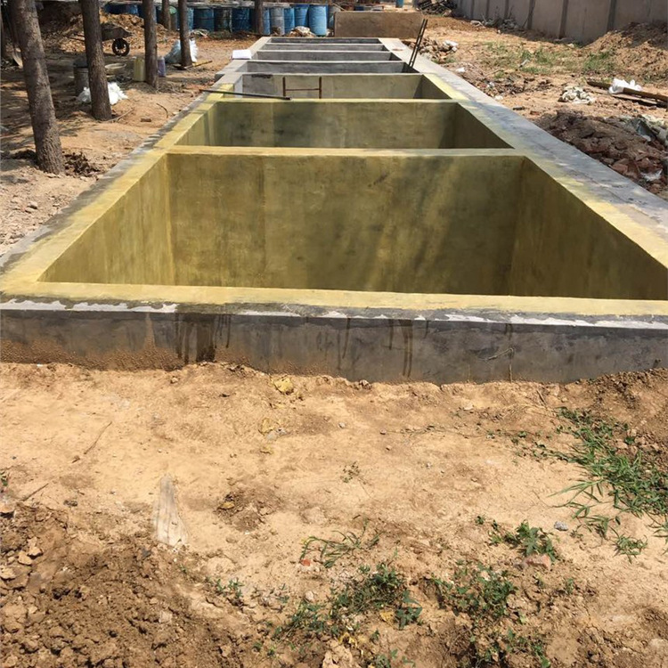 承接玻璃钢防腐工程 水泥地污水池酸碱池防腐 三布五油五布七油售