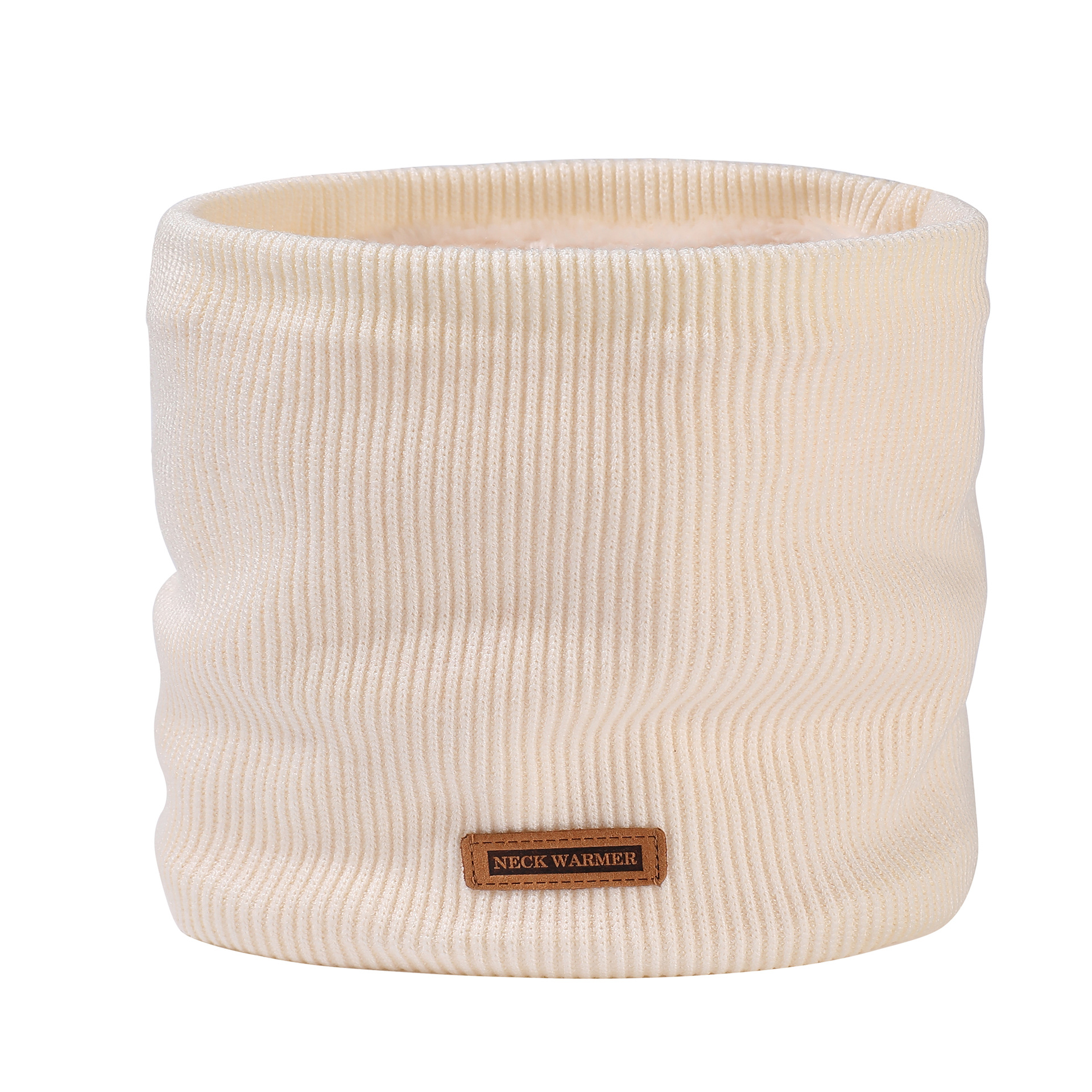 벨벳과 두꺼운 목 커버가 있는 여성용 겨울용 남성용 니트 따뜻한 스카프, 단색 및 다용도로 야외 방한 사이클링에 적합