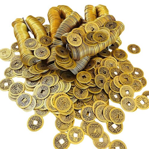 Manufacturers wholesale antique pure copper Five Emperors coins, genuine Six Emperors coins, copper coins, brass Ten Emperors coins, loose money, threshold ornaments