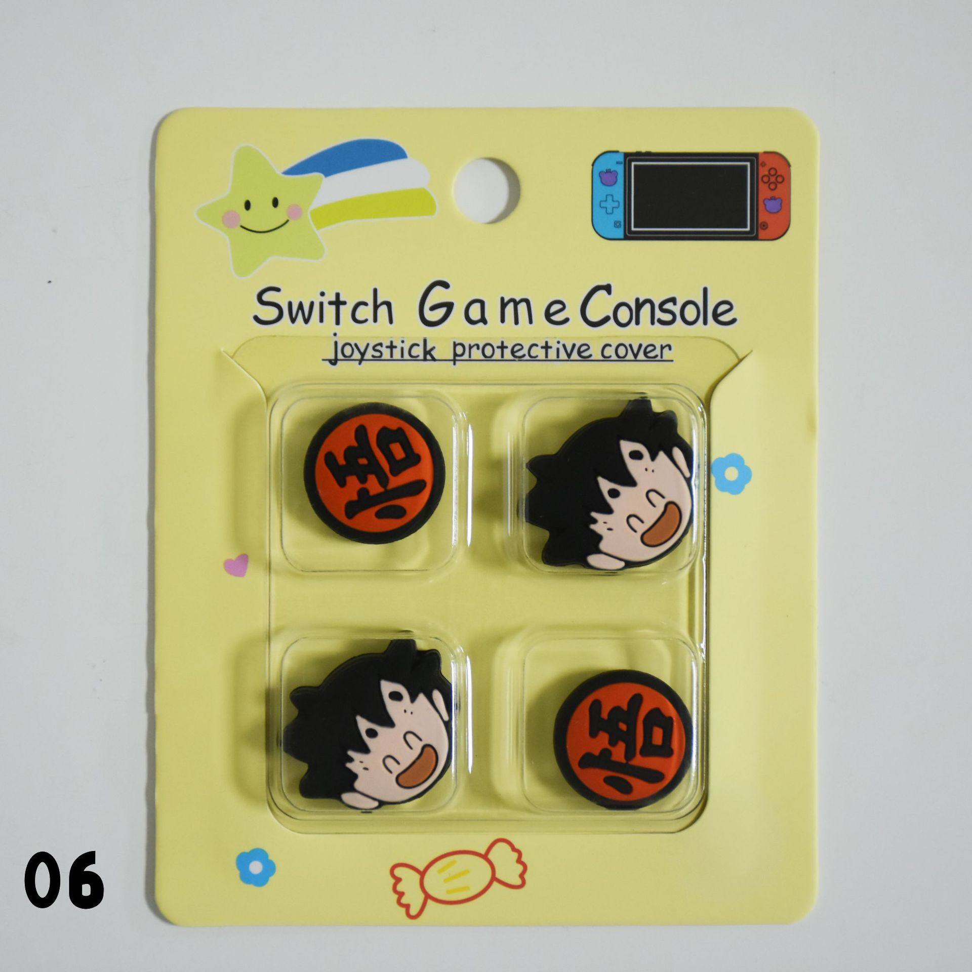 Tapa basculante de silicona de Nintendo Switch de dibujos animados NS Lite tapa basculante tapa protectora mango tapa protectora basculante