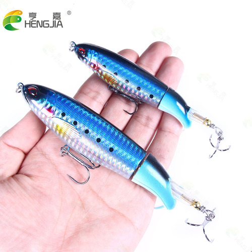Hengjia 13g 17g 36g floating pencil propeller fishing bait wholesale simulation Luya bait water tractor