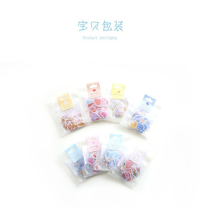 9 mano cuenta diario pegatinas bolsa de papel DIY álbum de pago diario pegatinas decorativas al por mayor Kamio pegatinas impermeables